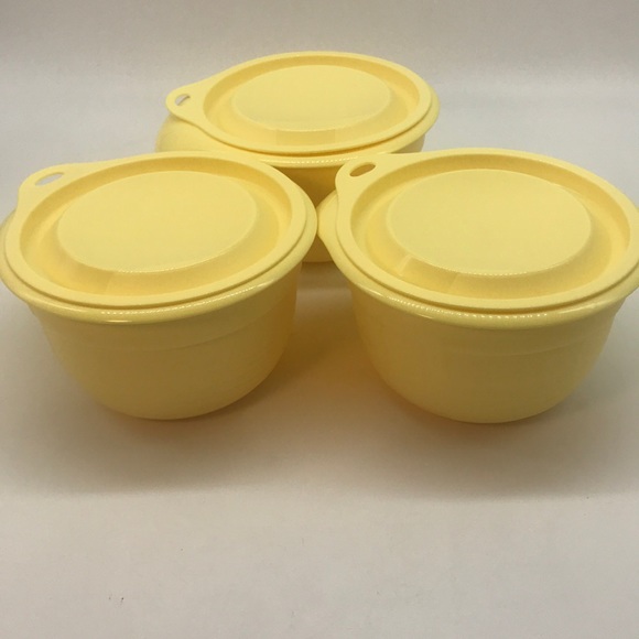 Tupperware Mini Mixing Bowl Sorbet Set of 3 - Picture 4 of 16